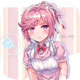 🌟 emoji DDLC @Serebrealstik @Darkhote Telegram sticker 6 of 60