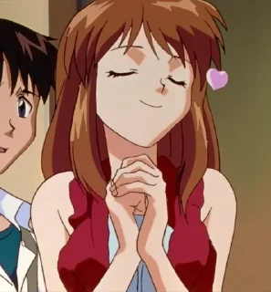🥰 emoji Average Evangelion Enjoyer Telegram sticker 3 of 69