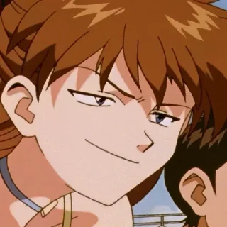 😏 emoji Average Evangelion Enjoyer Telegram sticker 6 of 69