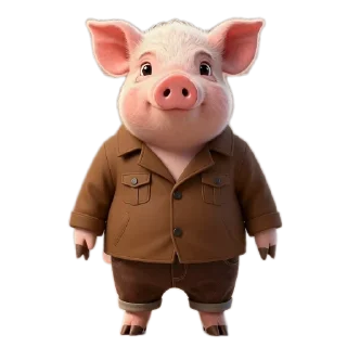 🐷 emoji Колхоз крутые🐷 : : @fStikBot Telegram sticker 14 of 15