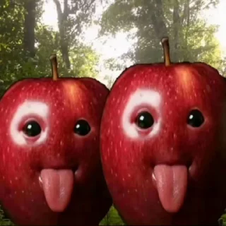 😋 emoji ИИ ФРУКТИКИ :: @mournlightband Telegram sticker 21 of 63