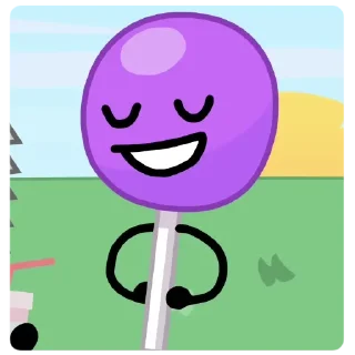Sticker from BFDI - Lollipop! | @tavloi