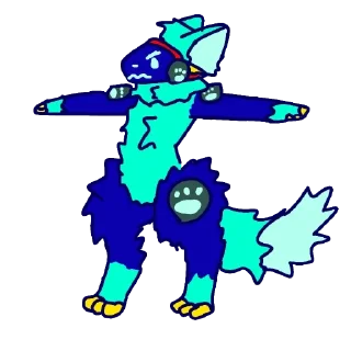 😠 emoji Шиффи протоген @Furry_Shiffy Telegram sticker 11 of 117