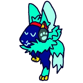 🦩 emoji Шиффи протоген @Furry_Shiffy Telegram sticker 5 of 117