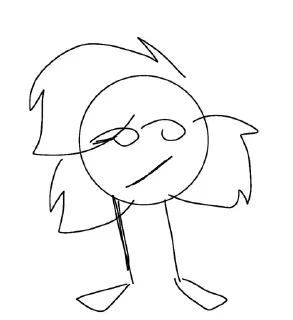 😏 emoji Пушистик Telegram sticker 9 of 19