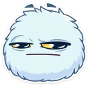 😑 emoji Пушистик :: @stickroom Telegram sticker 22 of 48