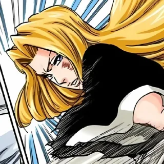 😨 emoji Rangiku Matsumoto Telegram sticker 15 of 25