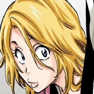 😗 emoji Rangiku Matsumoto Telegram sticker 22 of 25