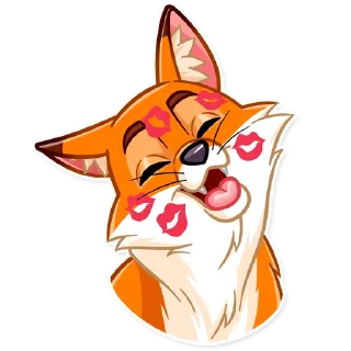 😄 emoji What Does The Fox Say? Telegram sticker 10 of 30