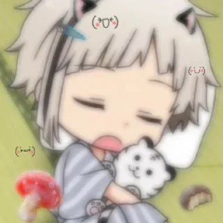 🤍 emoji Nakajima Atsushi Telegram sticker 14 of 15
