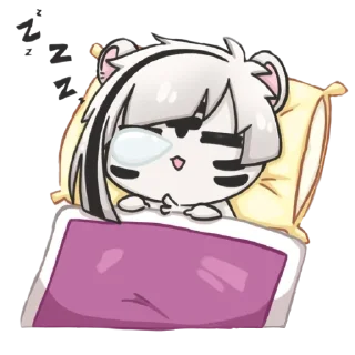 😴 emoji Atsushi ☆ @bungostraydogsc Telegram sticker 7 of 10