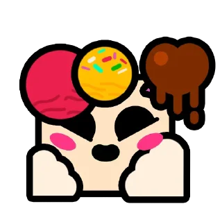 ❤️ emoji Мороженое Спайк @Mystery_Designer_Pins_Studio Telegram sticker 7 of 9