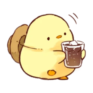 🧃 emoji Soft and Cute Chicks Summer @TgSticker Telegram sticker 18 of 40