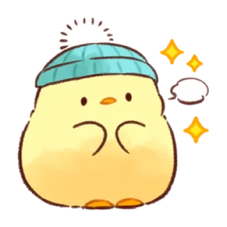 ❄️ emoji Soft and Cute Chicks Feelings @softandqt Telegram sticker 17 of 40