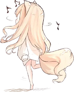 ❤️ emoji Nekomimi-Mia @anime_Stickerr Telegram sticker 6 of 28