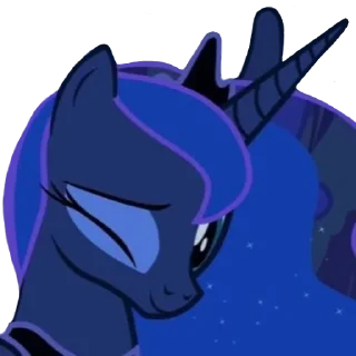 😉 emoji Luna | @MyLittlePony_bots Telegram sticker 23 of 51
