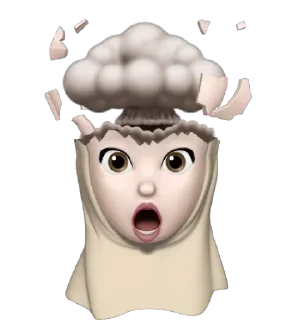 🤯 emoji @Mifamour 🦅 🌸 Telegram sticker 12 of 24