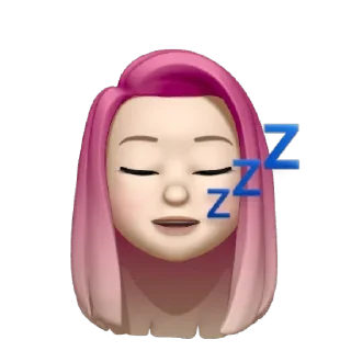 😴 emoji @Mifamour 🦅🌸 Telegram sticker 11 of 36