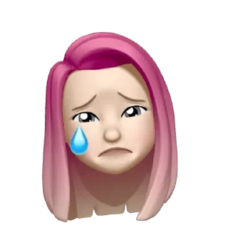 😢 emoji @Mifamour 🦅🌸 Telegram sticker 13 of 36