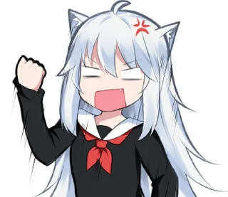💢 emoji Mashiro v.2 Telegram sticker 6 of 40