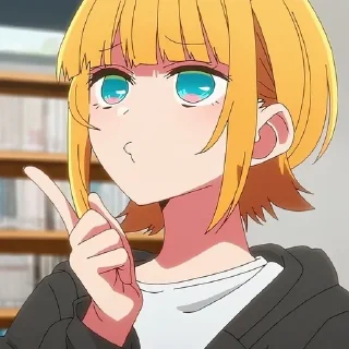 🤔 emoji Mem-Cho | Oshi no Ko Telegram sticker 8 of 18