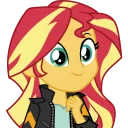 😃 emoji Human Sunset Shimmer Telegram sticker 12 of 40