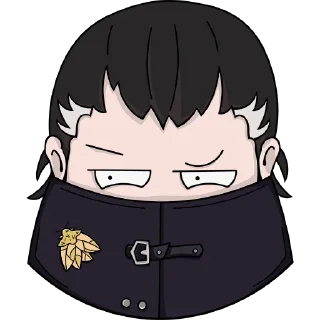 😑 emoji Ведьмак и Гвинт от Демона Лапласа Telegram sticker 21 of 48