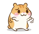 🤔 emoji Chloe the hamster Telegram sticker 20 of 81