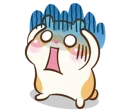 😱 emoji Chloe the hamster Telegram sticker 9 of 81