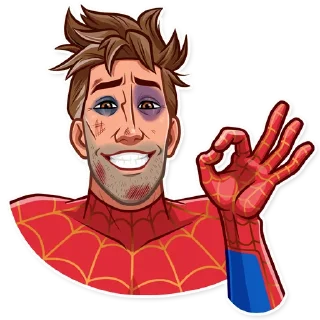 👌 emoji Into the Spider-Verse Telegram sticker 17 of 30