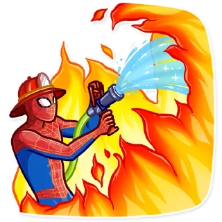 🔥 emoji Into the Spider-Verse Telegram sticker 21 of 30