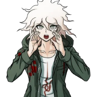 👐 emoji Nagito Komaeda Telegram sticker 5 of 35