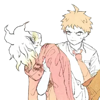 😵 emoji Nagito Komaeda Telegram sticker 19 of 82