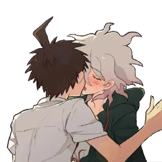 💋 emoji Nagito Komaeda Telegram sticker 11 of 82