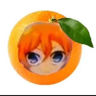 🍊 emoji Та я хз Telegram sticker 14 of 52