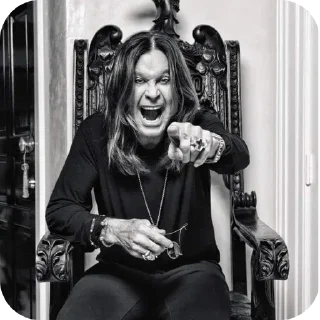 Sticker from Ozzy Osbourne