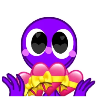 🥰 emoji Purple 🎆 Telegram sticker 7 of 7