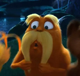 😥 emoji lorax Telegram sticker 8 of 20