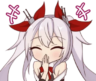 🤭 emoji AZUR LANE Animated Sticker :: @line_stickers Telegram sticker 5 of 15