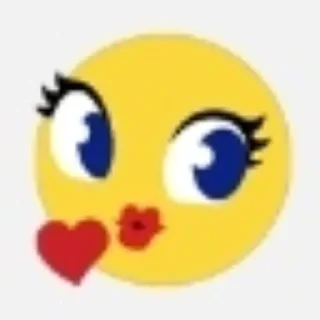 😘 emoji Вайбер Telegram sticker 9 of 48