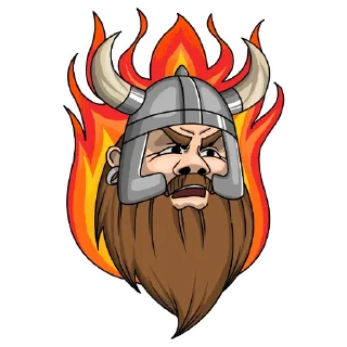 Sticker from Ukrainian Viking