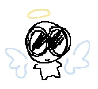 😇 emoji ну я наверное не знаю Telegram sticker 6 of 51