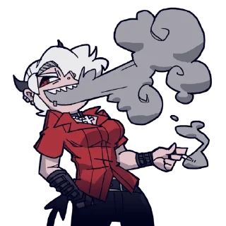 🚬 emoji Helltaker 🥞 Telegram sticker 11 of 79