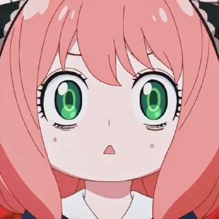 😶 emoji Anya Telegram sticker 11 of 120