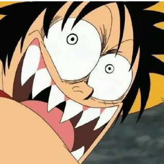 😳 emoji one piece Telegram sticker 17 of 66