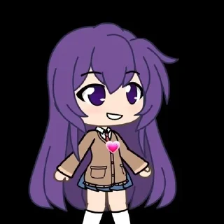 ❤️ emoji DDLC Telegram sticker 16 of 49