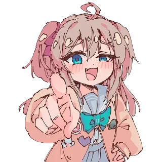 🫵 emoji Neuro-sama Supremacy (Art by Rune) Telegram sticker 8 of 29