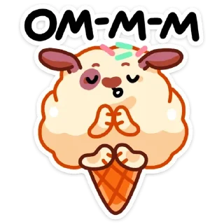 🧘‍♂ emoji Айс и Крим (@TgSticker) Telegram sticker 8 of 50