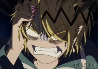 😡 emoji Mairimashita! Iruma-kun | @Onishiki Telegram sticker 8 of 48