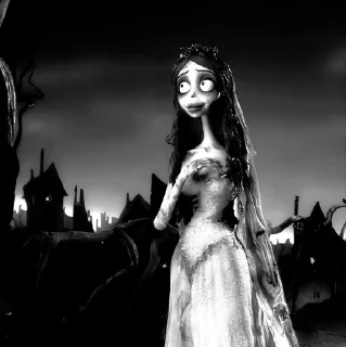 Sticker from Corpse Bride